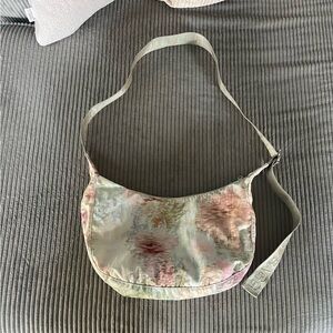 Baggu x Collina Strada Medium Crescent Bag Nylon Beige Chrysanthemum